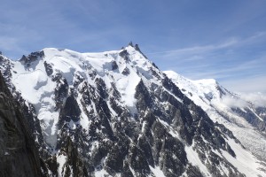 Vers l'Aiguille du Midi