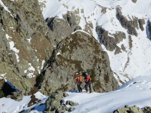 Traversée du Pic du Pin, et arête N du Sifflet