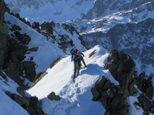 Traversée du Pic du Pin, et arête N du Sifflet