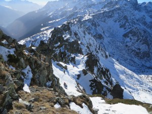 Traversée du Pic du Pin, et arête N du Sifflet