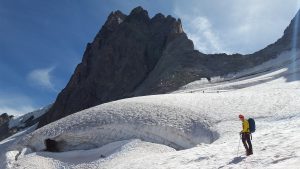 Sous la brèche de la Meije